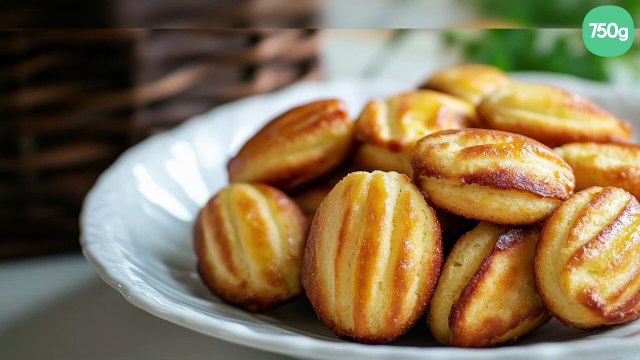 Mini-madeleines à la moutarde et au jambon