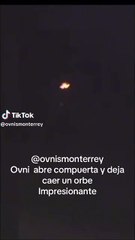 Graban supuesto ovni lanzando objeto extraño sobre Nuevo León (VIDEO)