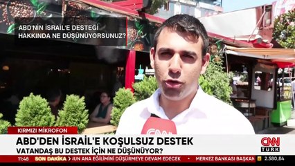 ABD'den İsrail'e koşulsuz destek! Vatandaş ne düşünüyor?