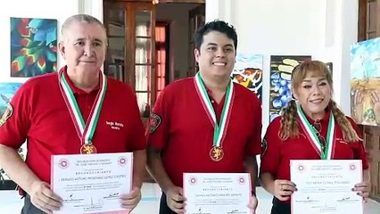 Presea Rubén Fernando Rodríguez Hernández para bomberos destacados