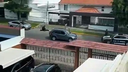 Caen a balazos tres extorsionadores en Naucalpan (VIDEO)