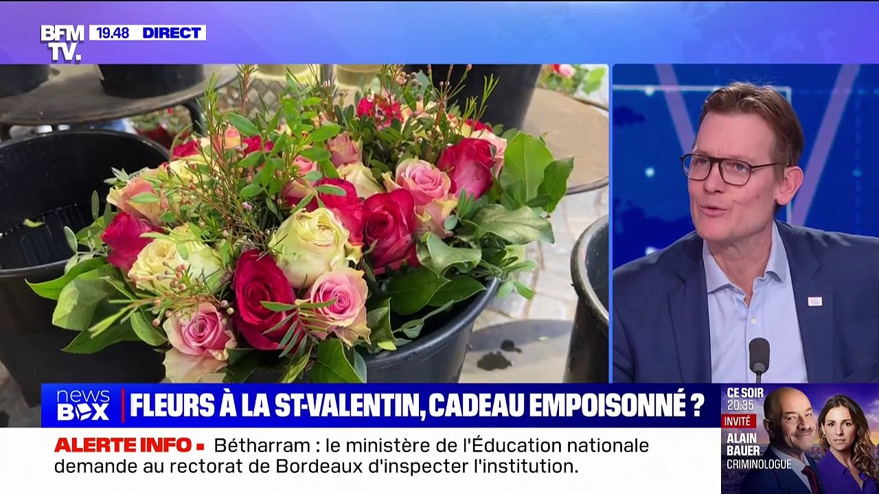Pesticides dans les bouquets: "Les produits sont tracés, on connaît les pratiques des producteurs", Farell Legendre (président de la Fédération Françaises des Artisans Fleuristes)