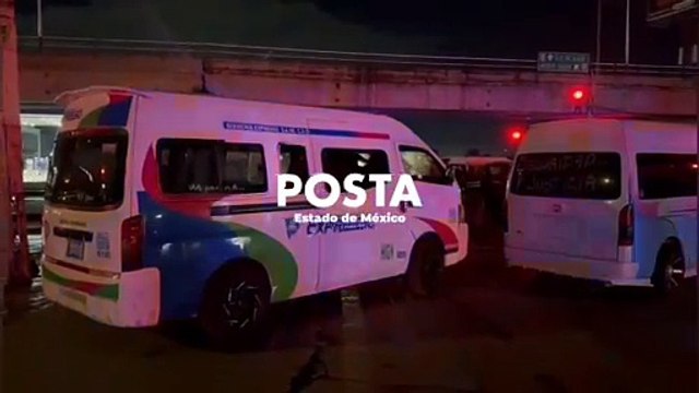 Toman transportistas la México-Pachuca; bloquean para exigir justicia (VIDEO)
