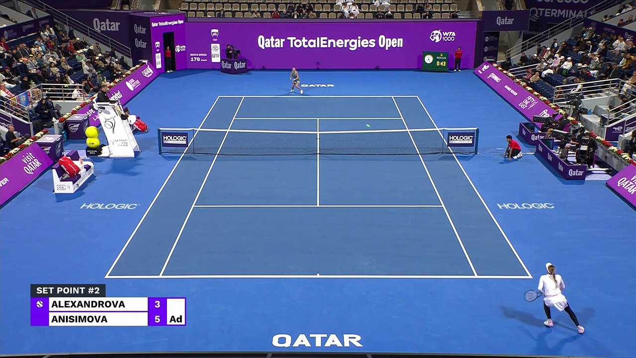 Doha - Anisimova rejoint Ostapenko en finale