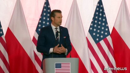 Hegseth in Polonia "alleato modello", Varsavia dice "Europa sveglia"