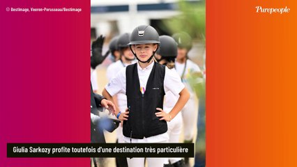 Deux mois après les Seychelles, Giulia, la fille de Carla et Nicolas Sarkozy, passe l'hiver dans un autre paradis