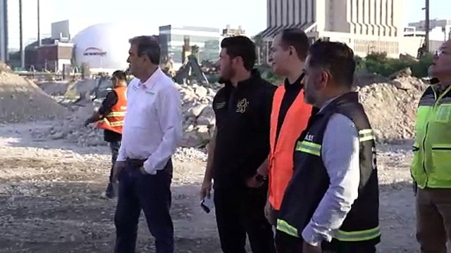Inspeccionan avance de obra del Par Vial Morones Prieto-Constitución