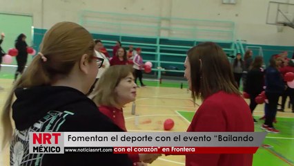 Fomentan el deporte con el evento “Bailando con el corazón” en Frontera