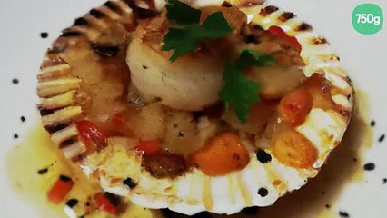 Coquille Saint-Jacques rôtie...