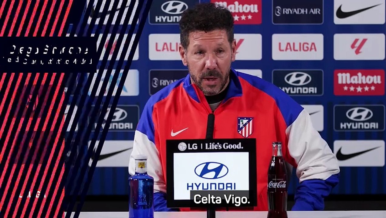 Simeone staying focused in the moment
