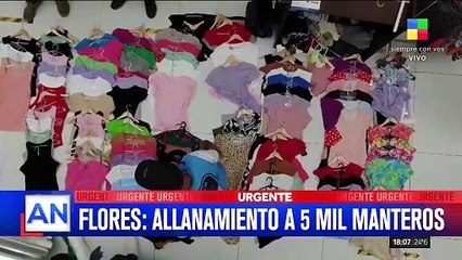 🔴 Flores: ALLANARON A 5 MIL MANTEROS en una megaoperativo policial