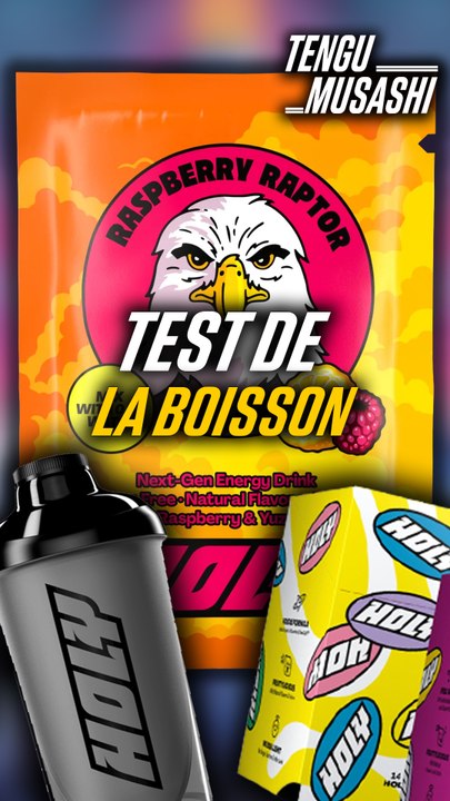 Je test le goût Raspberry Raptor de chez Holy !