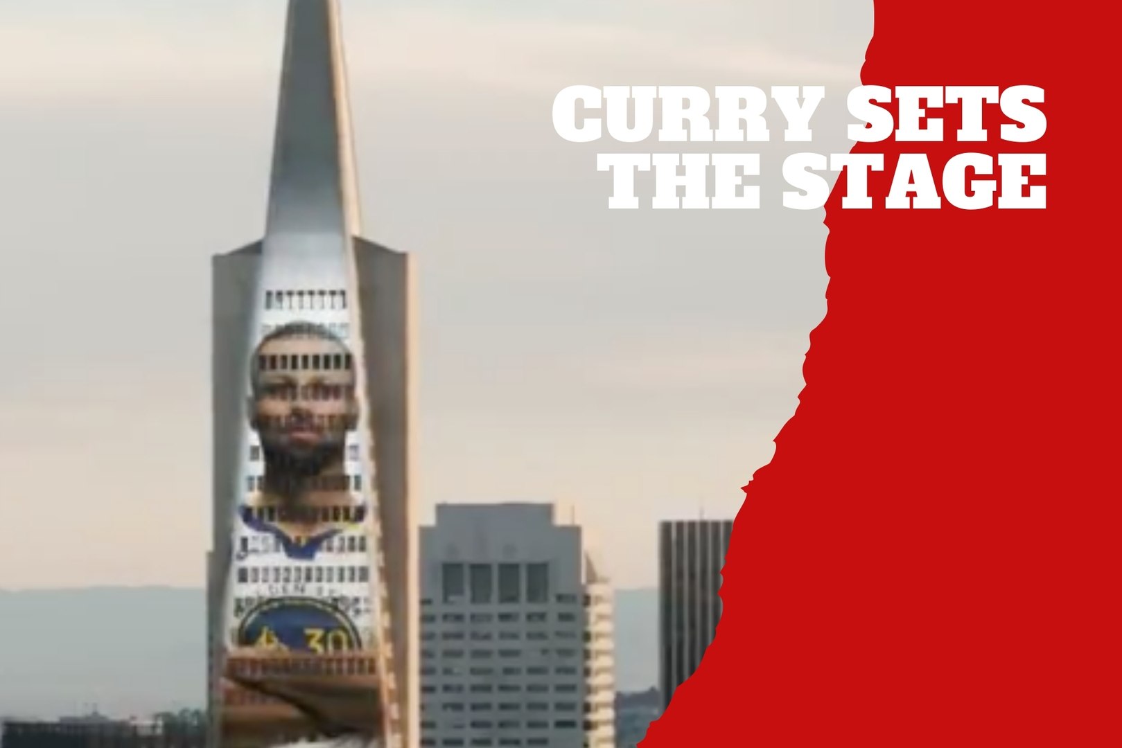  Steph Curry sets the stage for the NBA ALL STAR game in San Francisco in a epic video