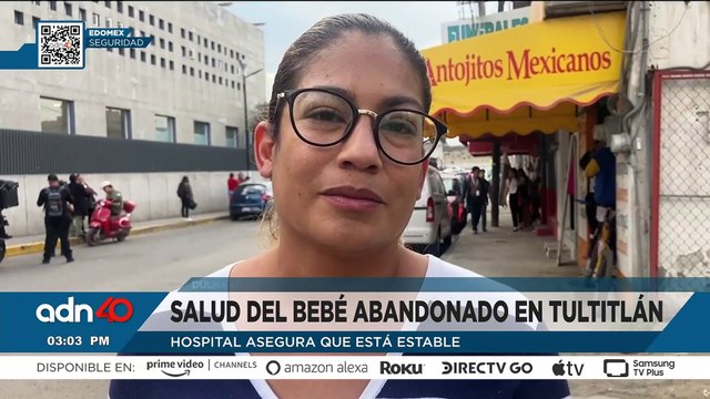 ¿Qué sucederá con el bebé recién nacido abandonado en calles de Tultitlán?
