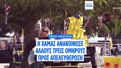 Ισραήλ: Ανακοινώθηκαν τα ονόματα των ομήρων που θα απελευθερωθούν από τη Χαμάς