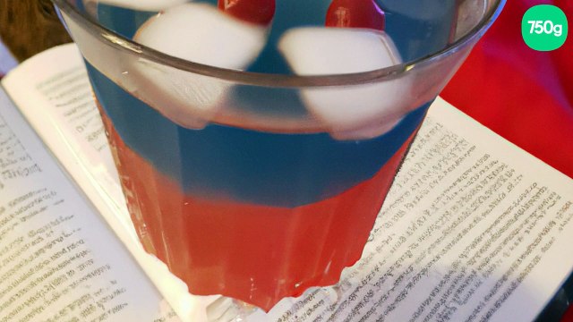 Cocktail bleu blanc rouge 1789