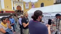Protesta en Plaza Lerdo por justicia y ambientalismo en Perote, Veracruz