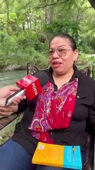 Se recargan de energía en el Río La Silla