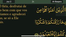 Read Qur’an everyday with naziaqaiser - Surah albakara verse , 172, 173,  -