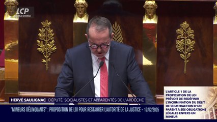 La séance est ouverte ! - "Mineurs délinquants" : proposition de loi pour restaurer l'autorité de la justice - 13/02/2025
