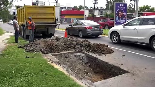 Repara Monterrey el 70 por ciento de hundimientos provocados por lluvias