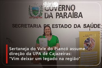 Sertaneja do Vale do Piancó assume direção da UPA de Cajazeiras: “Vim deixar um legado na região”