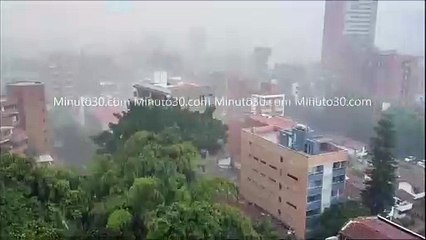 Fuertes lluvias en Medellín y el sur del Área Metropolitana