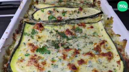 Gratin de courgettes à la brandade