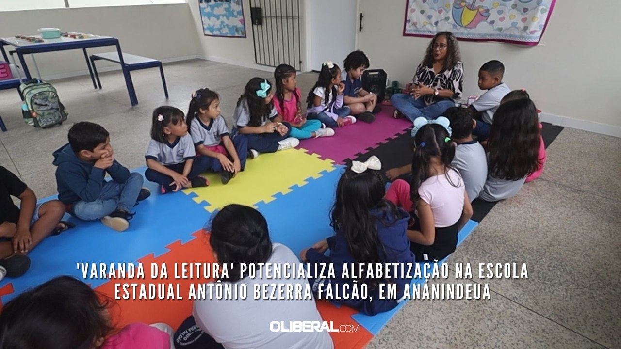 'Varanda da Leitura' potencializa alfabetização na Escola Estadual Antônio Bezerra Falcão