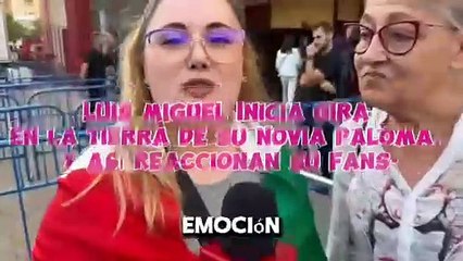 Así reciben a Luis Miguel en la tierra de su novia Paloma, Córdoba España VIDEO