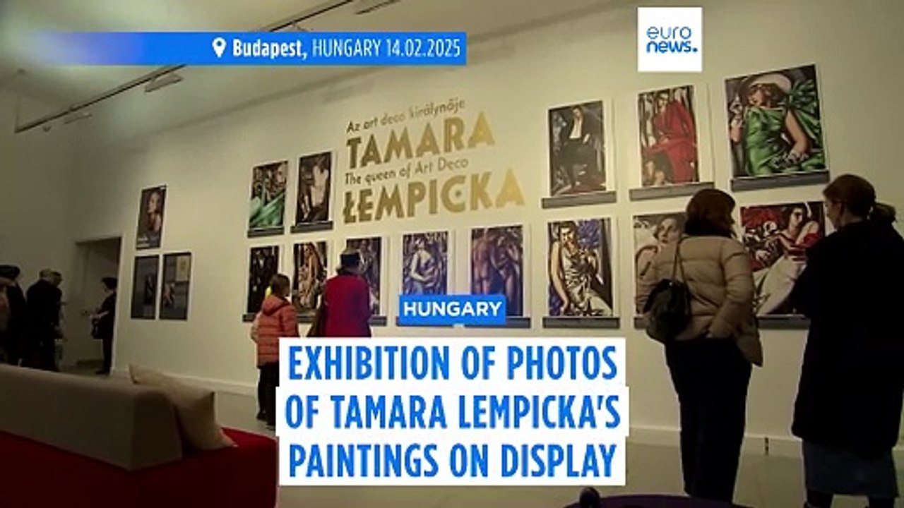 Polish Institute in Budapest displays exhibition of photos Tamara Lempicka paintings