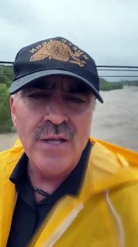 César Garza monitorea zonas de riesgo en Apodaca por lluvias