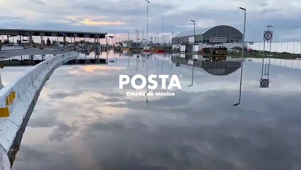 Circuito Exterior Mexiquense cerrado por lluvias ¡Suma 40 horas!