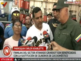 La Guaira | Más de 200 cilindros de gas fueron entregados a familias de la parroquia Carlos Soublette