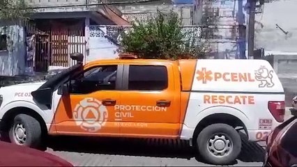 Cae techo de domicilio y golpea una menor de edad