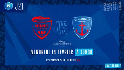 J21 I Nîmes Olympique – US Concarneau (3-0)