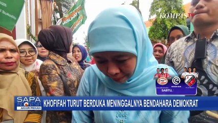 MomenKhofifah hingga Annisa Pohan Datang ke Rumah Duka Bendahara Demokrat Renville Antonio