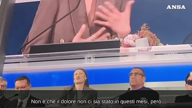 Sanremo, Balti: Non sono venuta a fare la malata, celebro la vita