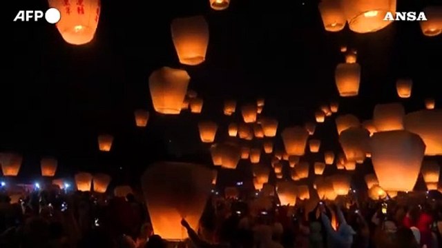 Il festival delle lanterne a Taiwan