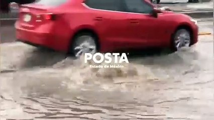 Bajo el agua diez comunidades en Tecámac (VIDEO)