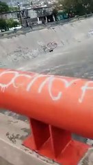 Reportan a perrito atrapado en arroyo El Obispo