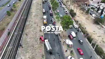 Pipa causa accidente en Ecatepec: Reportan cinco lesionados