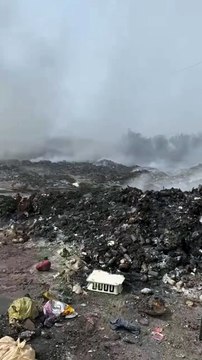 Vecinos de Sabinas Hidalgo denuncian incendio de basurero