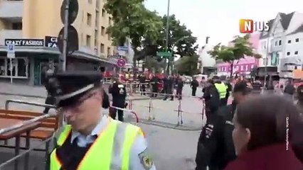 Policía de Alemania dispara a un hombre armado con un hacha y cóctel molotov