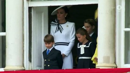 El baile del príncipe Louis se lleva los reflectores en el Trooping the Colour