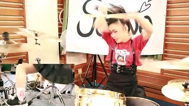 【 JUNNA 】Through The Fire And Flames _ DragonForce - Drum Cover