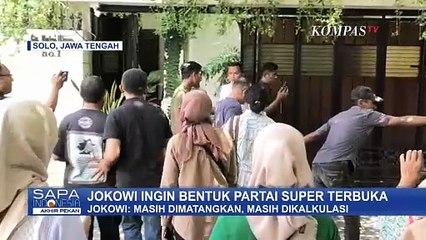 Jokowi Sebut akan Bentuk Partai Politik Baru: Super Terbuka, Masih Dikalkulasi