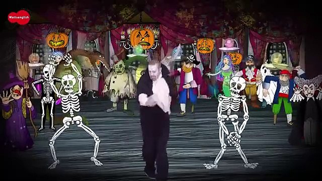 Spooky Halloween Songs and Stories for Kids from Steve and Maggie _ Free Speaking Wow English TV(360P)