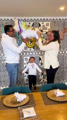 Le hacen revelación de sexo a papá... amigos no sabían que es daltónico (VIDEO)