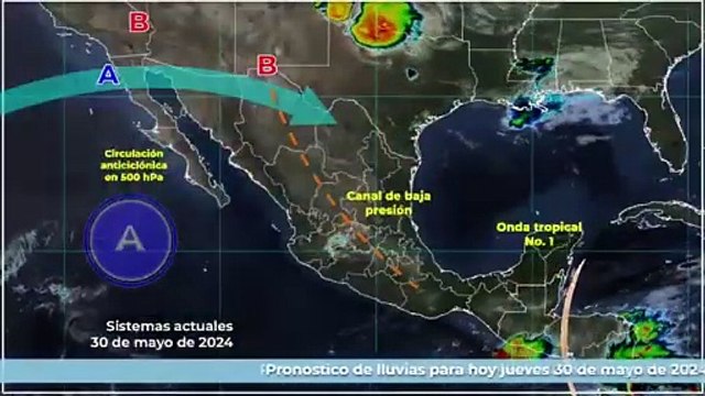 Primera onda tropical de 2024 ¿Dónde se esperan lluvias fuertes?
